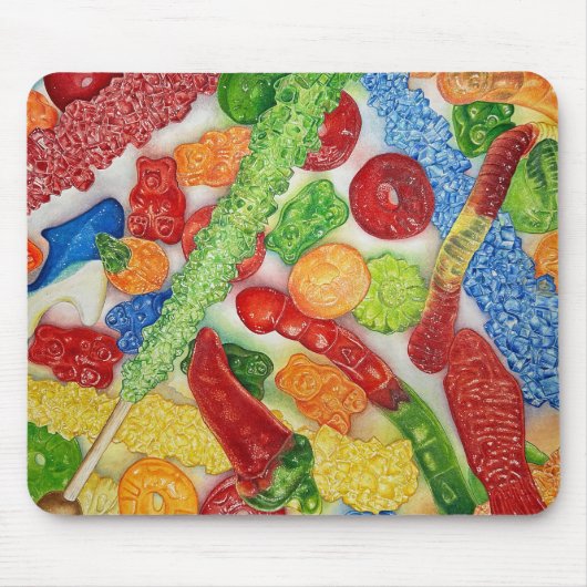 Luminous Lollies Mousepad (Vorne)