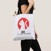 Luminous Love Cat Silhouette Tasche (Von Nahem)