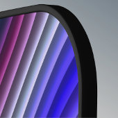 Luminous Magenta Blue Lila Monogram Wirbel Pickleball Schläger