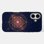 Luminous Mandala of Golden Harmony Case-Mate iPhone Hülle (Rückseite (Horizontal))