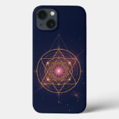 Luminous Mandala of Golden Harmony Case-Mate iPhone Hülle (Rückseite)