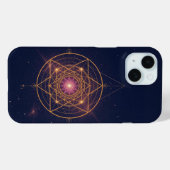 Luminous Mandala of Golden Harmony Case-Mate iPhone Hülle (Rückseite (Horizontal))