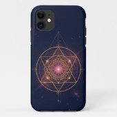 Luminous Mandala of Golden Harmony Case-Mate iPhone Hülle (Rückseite)