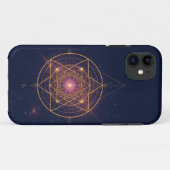 Luminous Mandala of Golden Harmony Case-Mate iPhone Hülle (Rückseite (Horizontal))