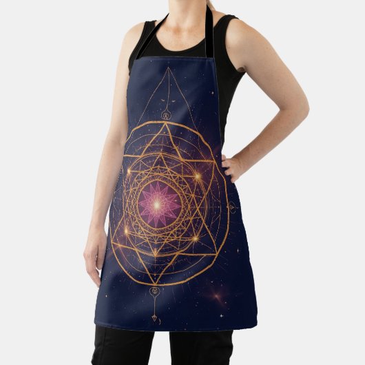 Luminous Mandala of Golden Harmony Schürze (InSitu)