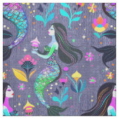 Luminous Mermaid Stoff (Nahaufnahme)