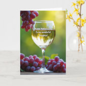 Luminous Muttertag Glas Karte (Gelbe Blume)