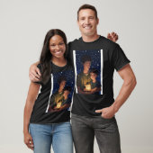 Luminous Night Sky Elegance Design T-Shirt (Unisex)