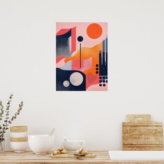 Luminous Orbs Poster (Küche)