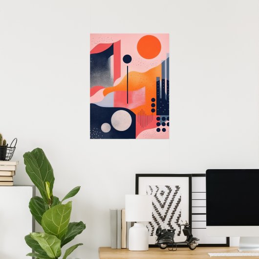 Luminous Orbs Poster (Heimbüro)