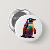 Luminous Penguin Charm Button (Vorne & Hinten)