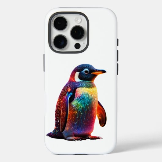 Luminous Penguin Charm Case-Mate iPhone Hülle (Rückseite)