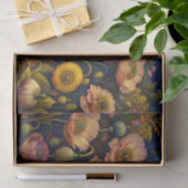 Luminous Poppies Bloom Decoupage Seidenpapier (Geschenk)