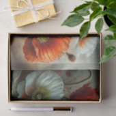 Luminous Poppies Decoupage Seidenpapier (Geschenk)