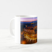 Luminous Roman Colosseum Nightscape Kaffeetasse (Vorderseite Links)