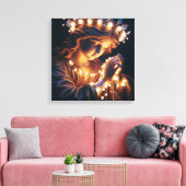 Luminous Rosary 5 Leinwanddruck (Insitu (Wohnzimmer))