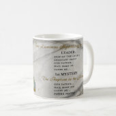 Luminous Rosary Mysteries #1: Baptism of Jesus Kaffeetasse (VorderseiteRechts)