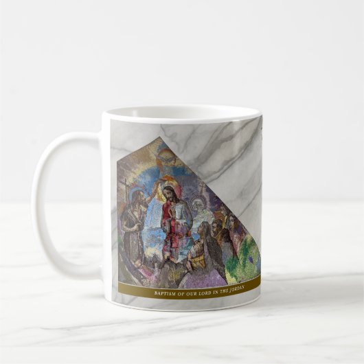 Luminous Rosary Mysteries #1: Baptism of Jesus Kaffeetasse (Links)