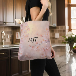 Luminous Sakura Cherry Blossom Branchen Monogram Tasche