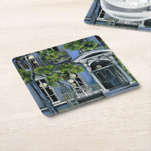 Luminous Shere from Within, New York City Rechteckiger Pappuntersetzer (angewinkelt)