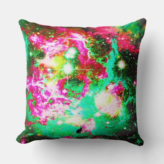 Luminous Star Field Pillow Kissen (Vorderseite)