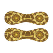 “Luminous Star Portal – Symmetrical Golden Fractal Baseball (Paneele)