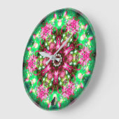 Luminous Stellar Kaleid Große Wanduhr (Winkel)