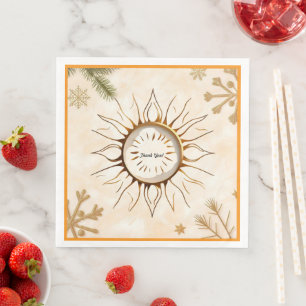"Luminous Sun Glory" Serviette
