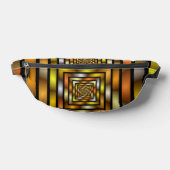Luminous Tunnel Colorful Trippy Fraktal Graphic Bauchtasche (Ablage )