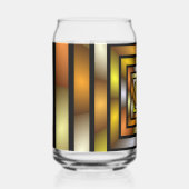 Luminous Tunnel Colorful Trippy Fraktal Graphic Dosenglas (Vorderseite)