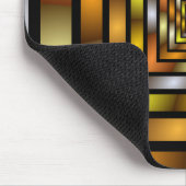 Luminous Tunnel Colorful Trippy Fraktal Graphic Mousepad (Ecke)