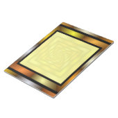 Luminous Tunnel Colorful Trippy Fraktal Graphic Notizblock (angewinkelt)