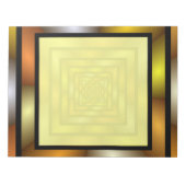 Luminous Tunnel Colorful Trippy Fraktal Graphic Notizblock (Vorderseite)