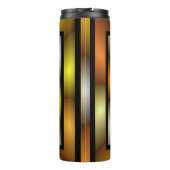 Luminous Tunnel Colorful Trippy Fraktal Graphic Thermosbecher (Rückseite)