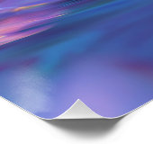 Luminous Water Lilies Poster (Ecke)