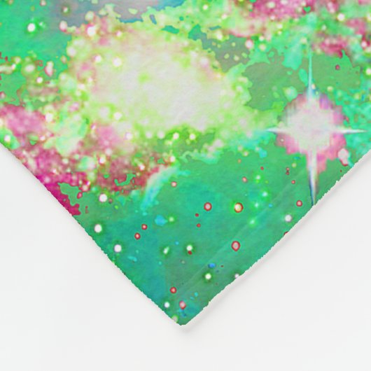 Luminous Zen Lotus Fleecedecke (Ecke)