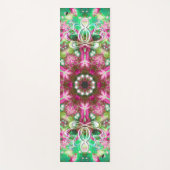 Luminous Zen Lotus Star Kaleid Yogamatte (Vorderseite)