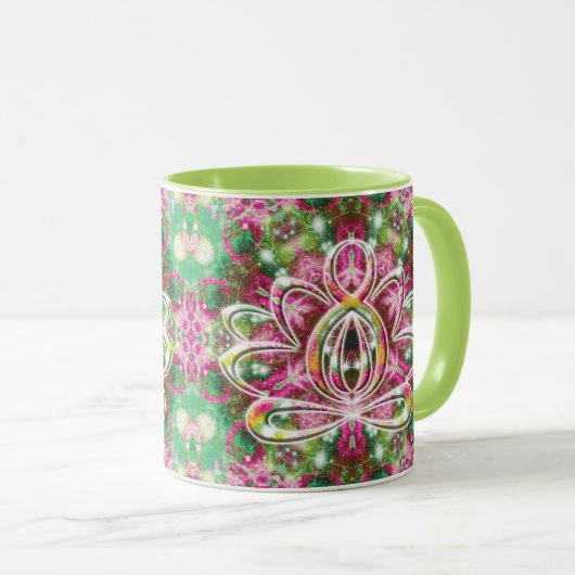 Luminous Zen Lotus Tasse (VorderseiteRechts)