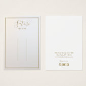 Luminy Gray Ombre Script Haarschnitt Display (Vorne & Hinten)