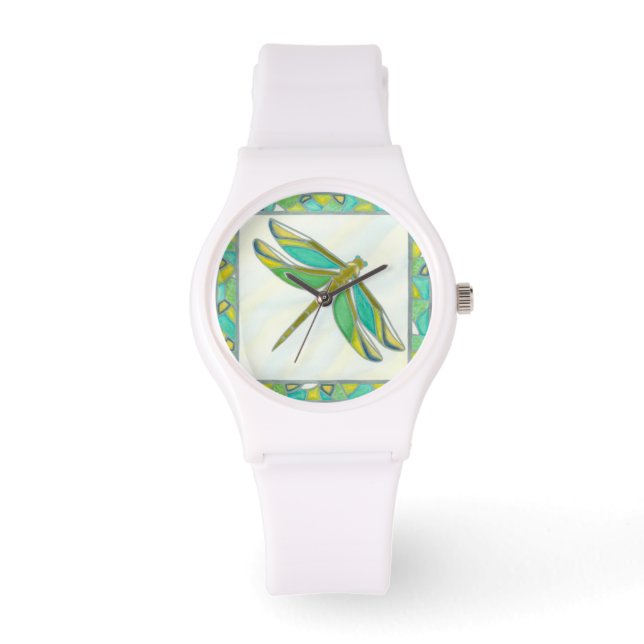 Luminy Pastel Dragonfly von Vanna Lam Armbanduhr (Vorderseite)