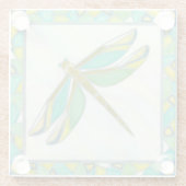 Luminy Pastel Dragonfly von Vanna Lam Glasuntersetzer (Rückseite)