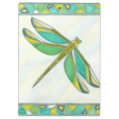 Luminy Pastel Dragonfly von Vanna Lam Klemmbrett (Rückseite)