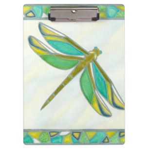Luminy Pastel Dragonfly von Vanna Lam Klemmbrett