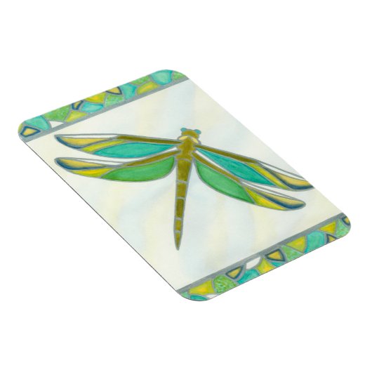 Luminy Pastel Dragonfly von Vanna Lam Magnet (Rechte Seite)