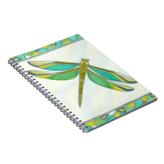 Luminy Pastel Dragonfly von Vanna Lam Notizblock (Rechte Seite)