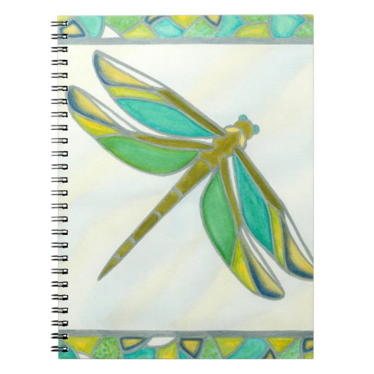 Luminy Pastel Dragonfly von Vanna Lam Notizblock (Vorderseite)
