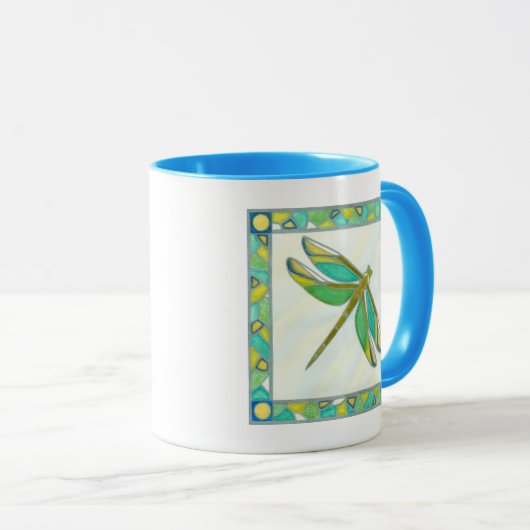 Luminy Pastel Dragonfly von Vanna Lam Tasse (VorderseiteRechts)