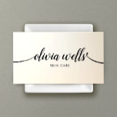 Luminy Yellow Calligraphy Salon Wellness-Center Visitenkarte