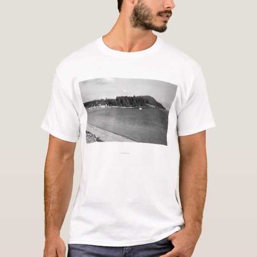 Lummi Insel, WA - Ansicht der Lago T-Shirt (Vorderseite)