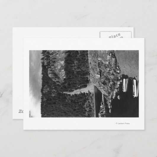 Lummi Island, WA - Lummi Rocks View with Row Postkarte (Vorne/Hinten)